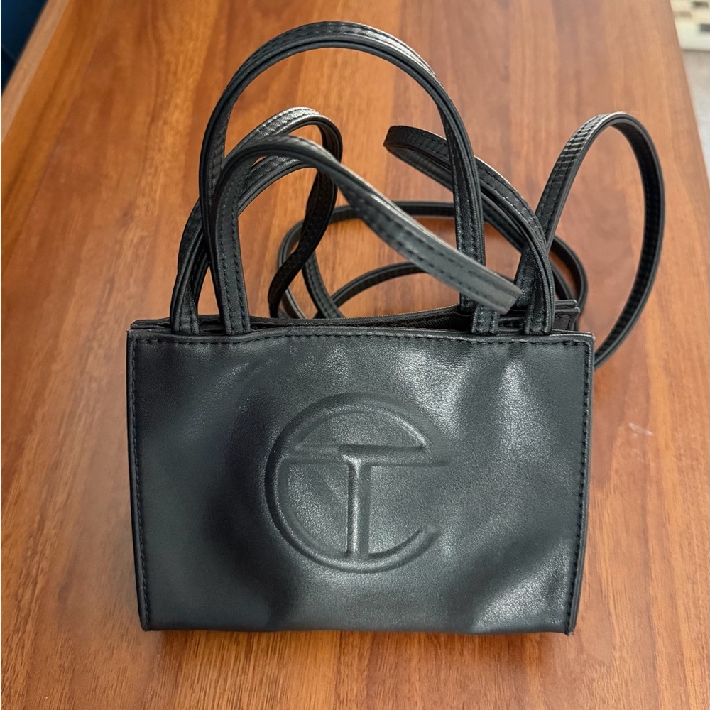 Telfar Black Small Shopping Bag